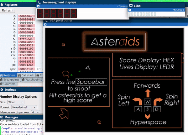 Creating Asteroids from Scratch in C For an FPGA - ECE243